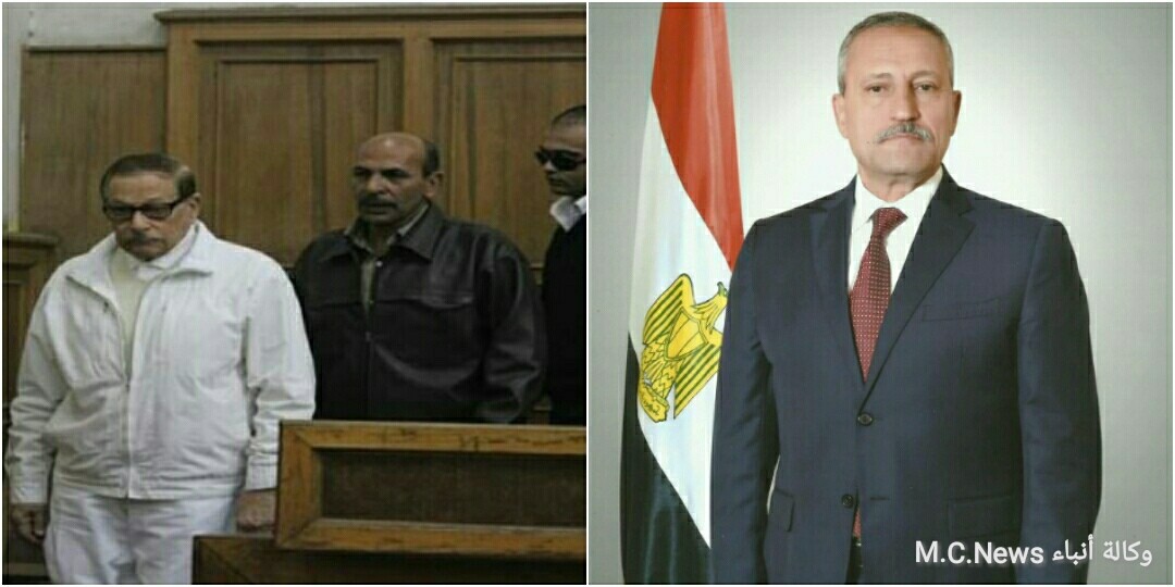 محافظ الإسماعيلية اللواء حمدى عثمان وصفوت الشريف بعد الحكم علية (تعبيرية)
