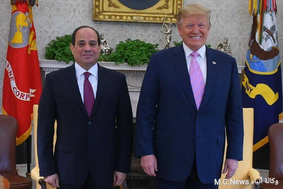 الرئيس السيسي والرئيس ترامب